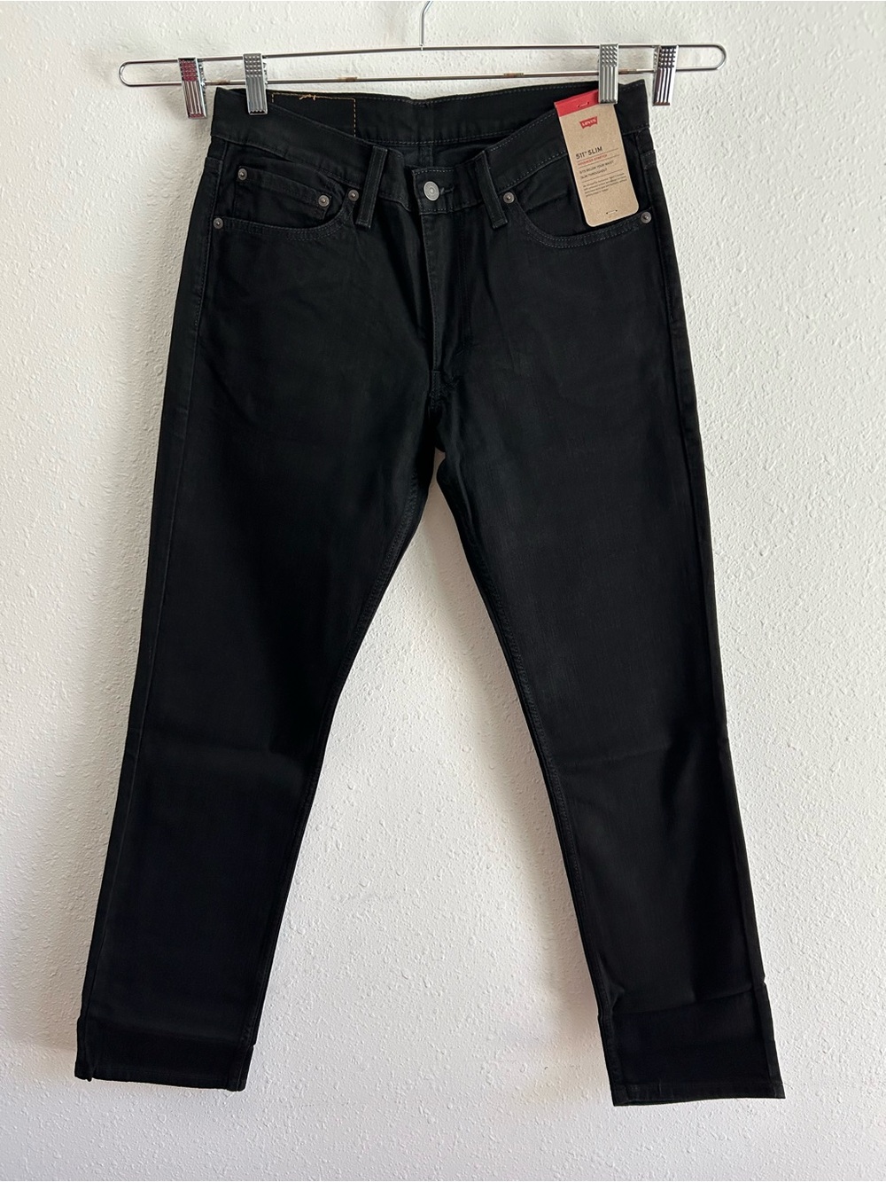 Levi's 511 Slim Jeans Men's Size 32x32 Black Denim Stretch Classic